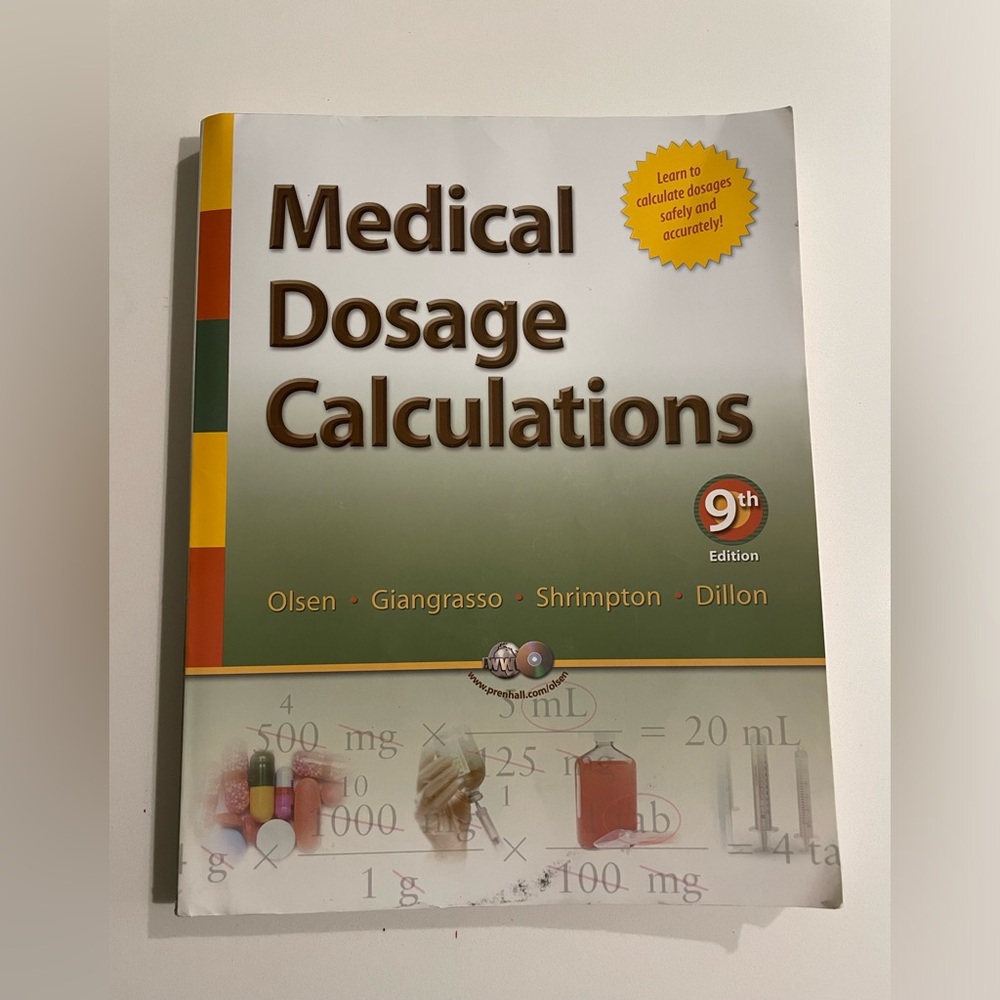Medical Dosage Calculation Book